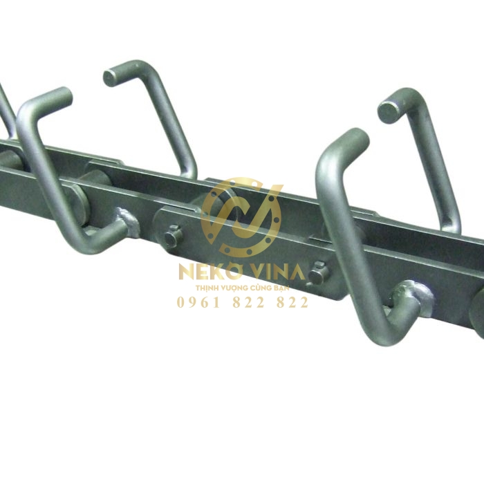 Xích cào liệu có tay gá chữ U